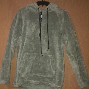PINK VS SHERPA HOODIE SIZE SMALL